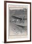 Louis Bleriot Flies the Channel Landing at Dover 37 Minutes after Take-Off from Near Calais-Samuel Begg-Framed Premium Giclee Print