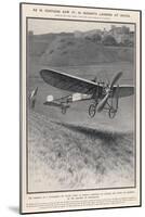 Louis Bleriot Flies the Channel Landing at Dover 37 Minutes after Take-Off from Near Calais-Samuel Begg-Mounted Art Print