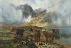 Through Glencoe by Way to the Tay, 1899-Louis Bosworth Hurt-Framed Stretched Canvas