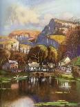 Cheddar Gorge, Somerset, 1924-1926-Louis Burleigh Bruhl-Giclee Print