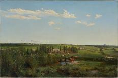 Mount Fyans Homestead, 1869-Louis Buvelot-Framed Stretched Canvas