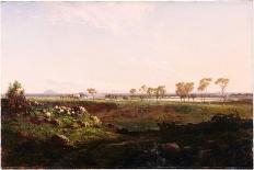 Mount Fyans Woolshed (The Woolshed Near Camperdow), 1869-Louis Buvelot-Stretched Canvas