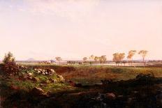 Mount Fyans Woolshed (The Woolshed Near Camperdown)-Louis Buvelot-Mounted Giclee Print