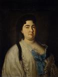 Portrait of Empress Anna Ioannovna, (1693-174), 1730-Louis Caravaque-Framed Giclee Print