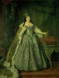 Portrait of the Empress Anna Ivanovna (1693-1740) 1730-Louis Caravaque-Giclee Print