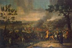 The Battle of Poltava on 27th June 1709, 1717-1718-Louis Caravaque-Giclee Print