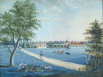 Plan of Parc Monceau in Paris Belonging to the Duke of Chartres 1785-Louis Carrogis Carmontelle-Laminated Giclee Print