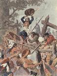 The Chevalier De Levis at the Battle of Sainte-Foy, Quebec, 1760-Louis Charles Bombled-Giclee Print