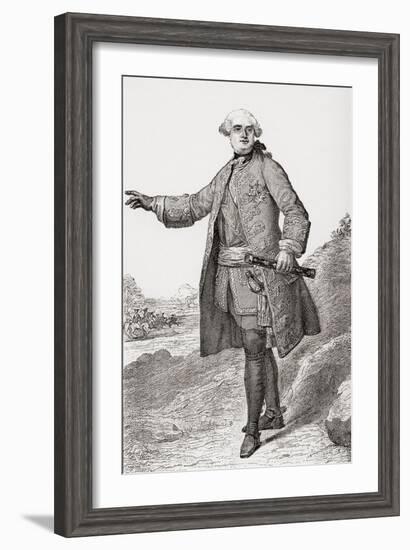 Louis Charles César Le Tellier known as the Duke of Estrées, 1695 ? 1771. French Military…-French School-Framed Giclee Print