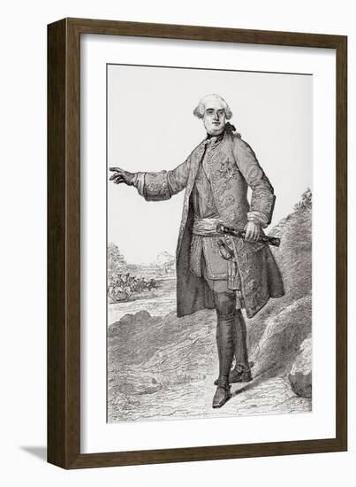 Louis Charles César Le Tellier known as the Duke of Estrées, 1695 ? 1771. French Military…-French School-Framed Giclee Print