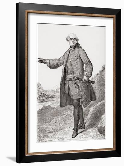 Louis Charles César Le Tellier known as the Duke of Estrées, 1695 ? 1771. French Military…-French School-Framed Giclee Print