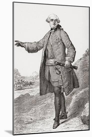 Louis Charles César Le Tellier known as the Duke of Estrées, 1695 ? 1771. French Military…-French School-Mounted Giclee Print