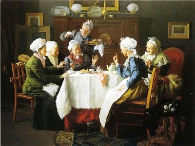 A Grandmother's Tea Party, 1915