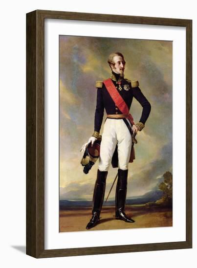 Louis-Charles-Philippe of Orleans (1814-96) Duke of Nemours, 1843-Franz Xaver Winterhalter-Framed Giclee Print