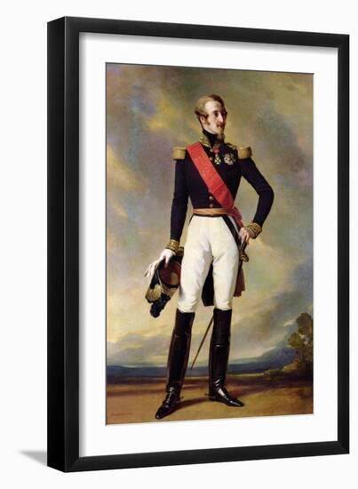 Louis-Charles-Philippe of Orleans (1814-96) Duke of Nemours, 1843-Franz Xaver Winterhalter-Framed Giclee Print