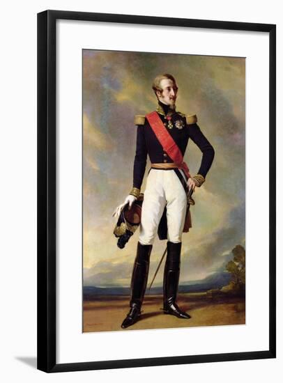 Louis-Charles-Philippe of Orleans (1814-96) Duke of Nemours, 1843-Franz Xaver Winterhalter-Framed Giclee Print