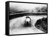 Louis Chiron Driving a Bugatti at a Hill Climb, 1923-null-Framed Stretched Canvas