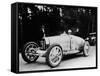 Louis Chiron in a Bugatti, 1927-null-Framed Stretched Canvas