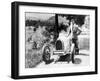 Louis Chiron with His Bugatti Type 51, Near Molsheim, Alsace, France, 1931-null-Framed Photographic Print