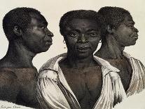 Inhabitants of Mozambique, Lithograph from Picturesque Voyages around World-Louis Choris-Giclee Print