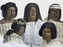 Inhabitants of Mozambique, Lithograph from Picturesque Voyages around World-Louis Choris-Giclee Print