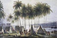 Inhabitants of Mozambique, Lithograph from Picturesque Voyages around World-Louis Choris-Giclee Print