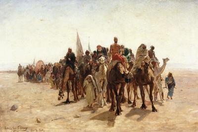 Pilgrims Going to Mecca; Pelerins Allant a La Mecque, 1890
