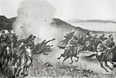 Queen's Royal West Surrey Regiment Leading the Central Attack During the Battle of Colenso-Louis Creswicke-Giclee Print