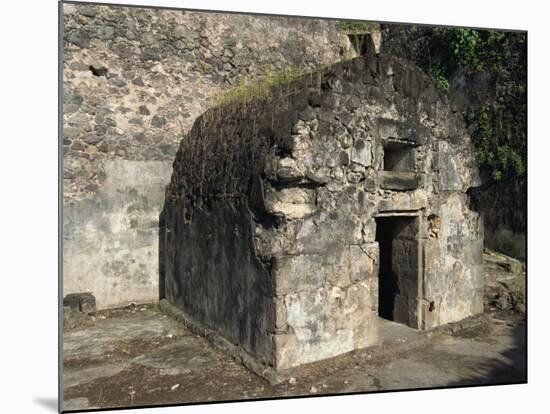 Louis Cyparis's Jail, Saint Pierre, Martinique, West Indies, Caribbean, Central America-Thouvenin Guy-Mounted Photographic Print