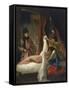 Louis D'Orleans Showing His Mistress, C.1825-26-Eugene Delacroix-Framed Stretched Canvas