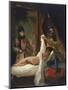 Louis D'Orleans Showing His Mistress, C.1825-26-Eugene Delacroix-Mounted Giclee Print