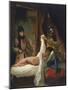 Louis D'Orleans Showing His Mistress, C.1825-26-Eugene Delacroix-Mounted Giclee Print