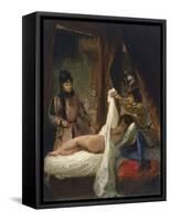 Louis D'Orleans Showing His Mistress, C.1825-26-Eugene Delacroix-Framed Stretched Canvas