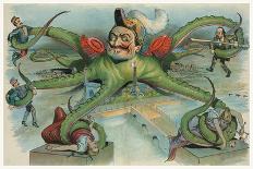 The Peril Of France-At The Mercy Of The Octopus-Louis Dalrymple-Art Print