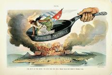 The Peril Of France-At The Mercy Of The Octopus-Louis Dalrymple-Art Print