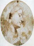 Head of the Virgin, Late 17th or 18th Century-Louis de Boullogne II-Framed Giclee Print
