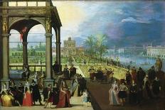 Feast in a Palace-Louis de Caullery-Stretched Canvas