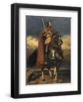 Louis de Champagne, comte de Sancerre, maréchal de France en 1368, connétable en 1397 (?-1402)-Jules Claude Ziegler-Framed Premium Giclee Print