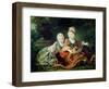 Louis de France Duc de Berry and Louis de France Comte de Provence-Francois Hubert Drouais-Framed Giclee Print