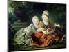 Louis de France Duc de Berry and Louis de France Comte de Provence-Francois Hubert Drouais-Mounted Giclee Print