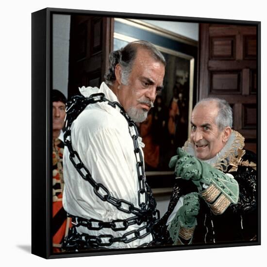 Louis de Funès and Don Jaime de Mora Y Aragon: La Folie Des Grandeurs, 1971-Marcel Dole-Framed Stretched Canvas