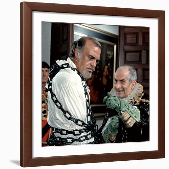 Louis de Funès and Don Jaime de Mora Y Aragon: La Folie Des Grandeurs, 1971-Marcel Dole-Framed Photographic Print