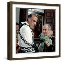 Louis de Funès and Don Jaime de Mora Y Aragon: La Folie Des Grandeurs, 1971-Marcel Dole-Framed Photographic Print