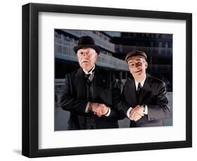 Louis de Funès and Jean Gabin: Le Tatoué, 1968-Marcel Dole-Framed Photographic Print