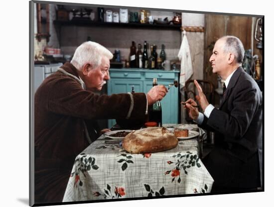 Louis de Funès and Jean Gabin: Le Tatoué, 1968-Marcel Dole-Mounted Photographic Print