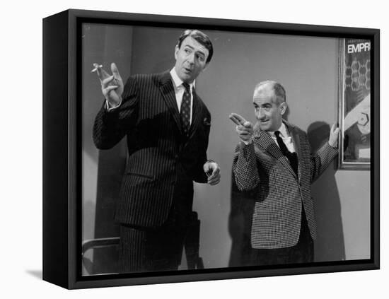 Louis de Funès and Jean-Pierre Marielle: Faites Sauter La Banque !, 1963-Marcel Dole-Framed Stretched Canvas