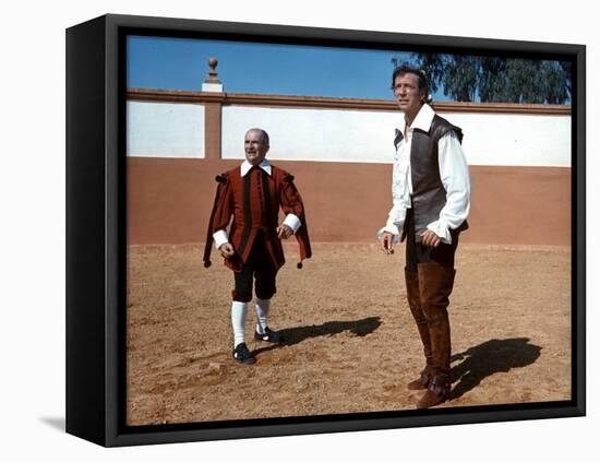 Louis de Funès and Yves Montand: La Folie Des Grandeurs, 1971-Marcel Dole-Framed Stretched Canvas