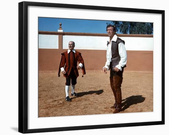 Louis de Funès and Yves Montand: La Folie Des Grandeurs, 1971-Marcel Dole-Framed Photographic Print