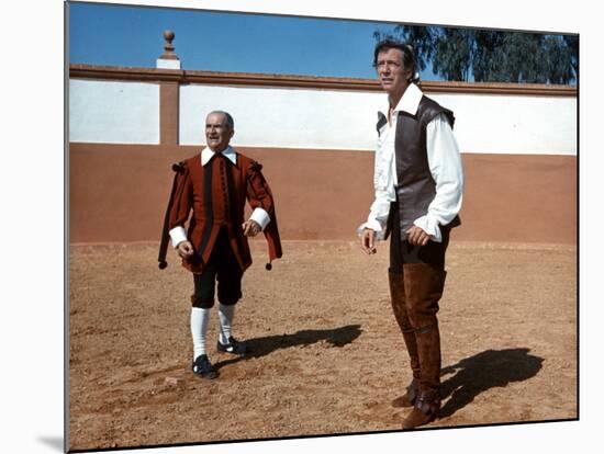 Louis de Funès and Yves Montand: La Folie Des Grandeurs, 1971-Marcel Dole-Mounted Photographic Print