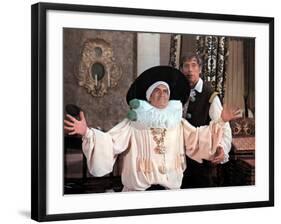 Louis de Funès and Yves Montand: La Folie Des Grandeurs, 1971-Marcel Dole-Framed Photographic Print